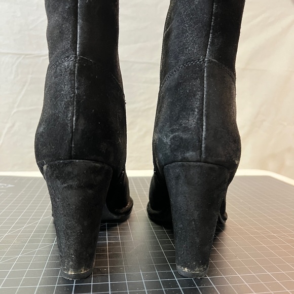 VGUC Dibatrue black suede Park Bench boots sz 9 - Picture 5 of 6